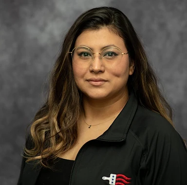 Portrait of Saide Cruz, Office Coordinator for Painters USA