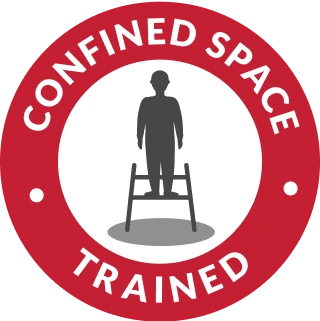 Confined Space Trained badge
