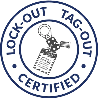 Lock-out Tag-out Certified logo